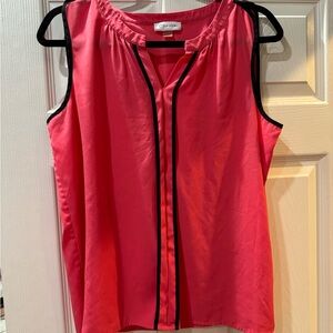 Calvin Klein Coral Sleeveless Blouse